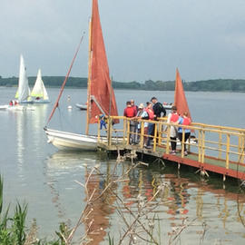 Boarding the Drascombe