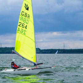 Challenger on the water